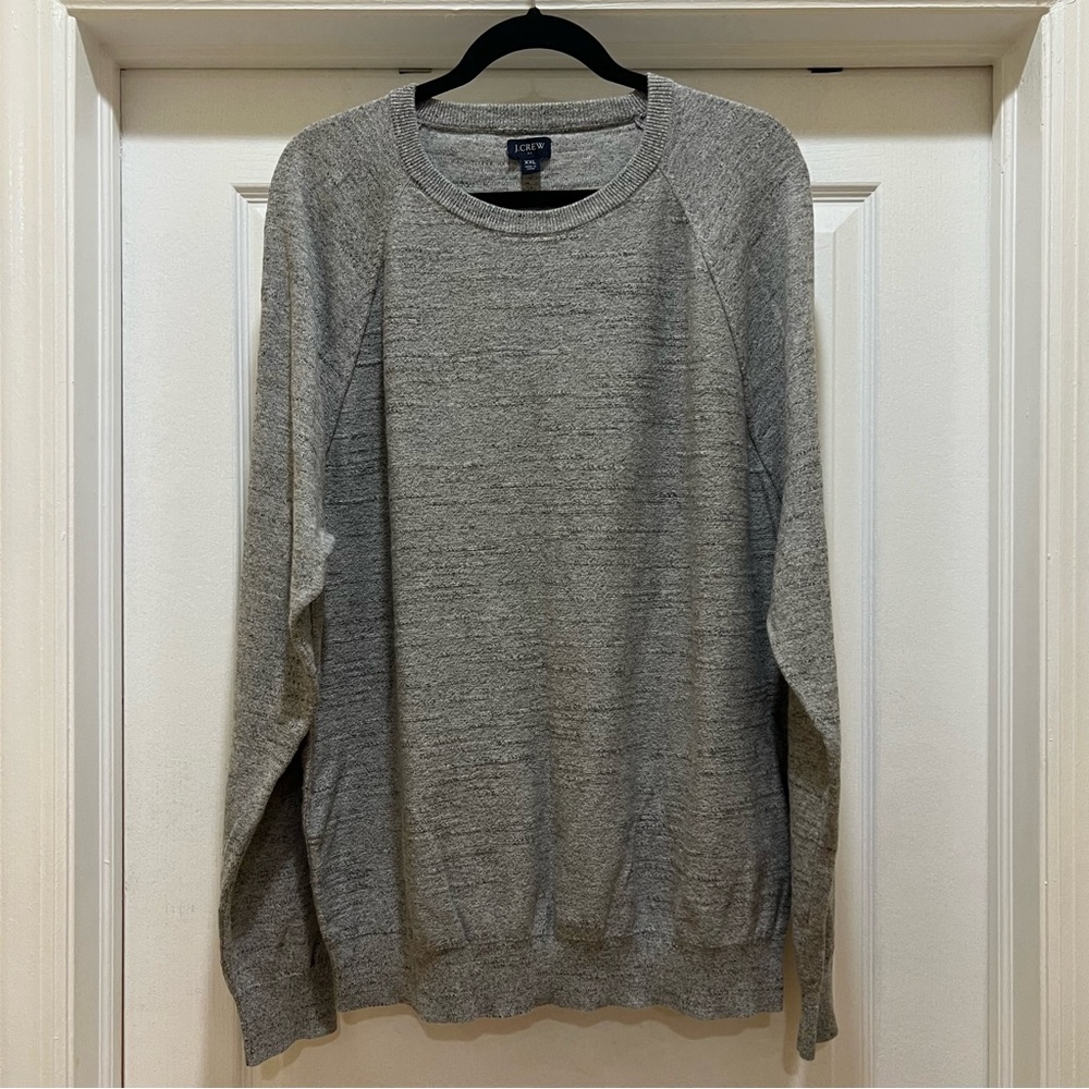 J Crew gray men’s long sleeve/light sweater size xxl